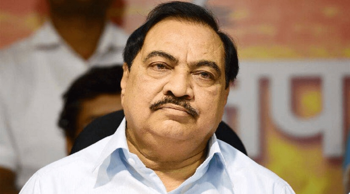 NCP leader Eknath Khadse. (File)