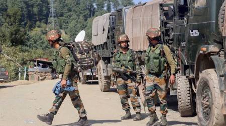 J&K encounter, LeT militants killed, South Kashmir gunfight, Rajasthan bank manager murder, Jammu and kashmir, india news, Indian express
