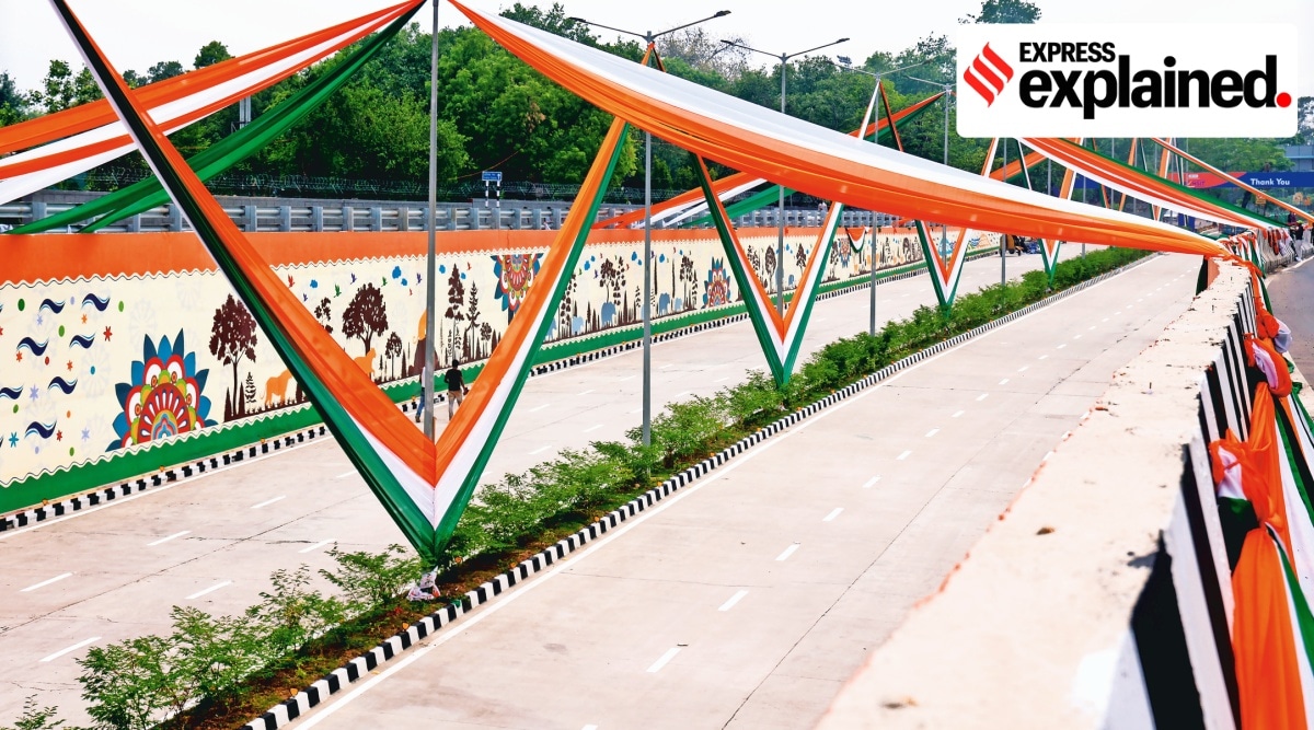 Express Explained, Pragati Maidan, Pragati Maidan Metro station, Pragati Maidan corridor project, Delhi news, Delhi city news, New Delhi, India news, Indian Express News Service, Express News Service, Express News, Indian Express India News