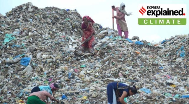 India ranks 151 on waste (and 121 on solid waste) management. (Express Photo: Abhisek Saha/File)