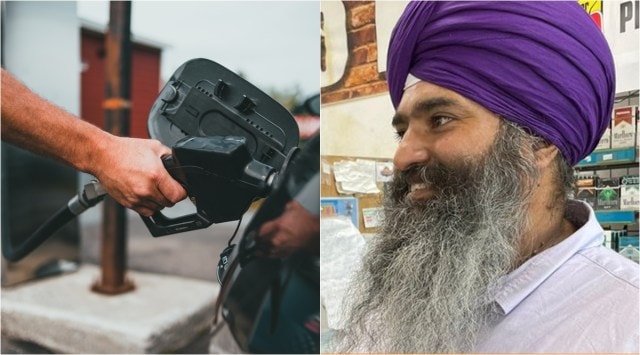 fuel prise hike, inflation, high gas price, sikh man selling gas for loss, sikh gas station owner sells fuel cheap, good news, indian express