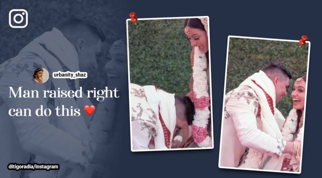 The sweet video melted hearts online.