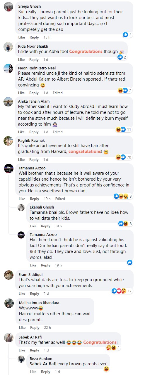 ‘Haircut > Harvard’: Desi dad’s reply to his son graduating from ...