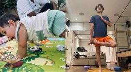 kareena kapoor son yoga