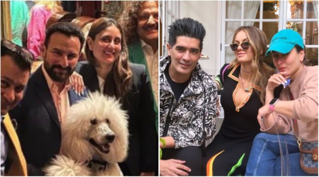 Kareena Kapoor and Saif Ali Khan are in London.