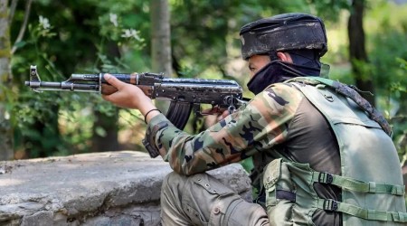 IGP Kashmir Vijay Kumar congratulated the joint team, saying the gunfight site was close to the Srinagar-Jammu national highway – the route for the Amarnath Yatra. (Representational)