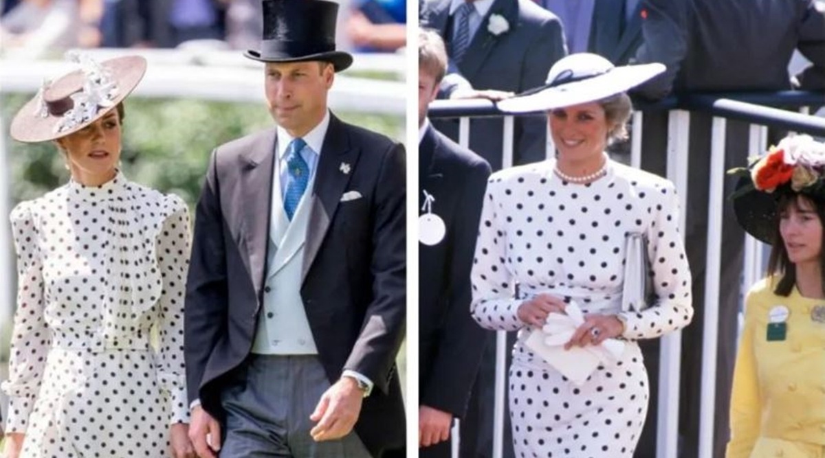 Kate Middleton channels Princess Diana's style in chic polka dot dress at Royal Ascot | Fashion News - The Indian Express Kate Middleton channels Princess Diana's style in chic polka dot dress at Royal Ascot | Fashion News - The Indian Express