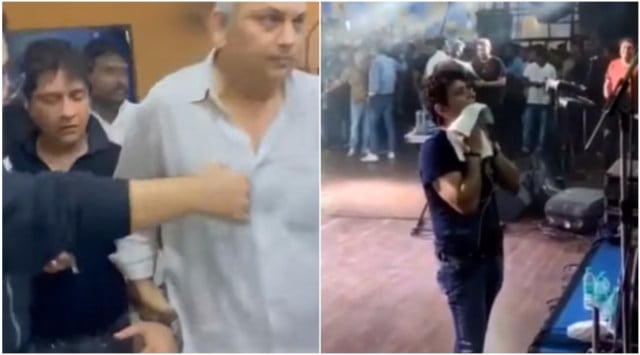 Singer KK at the Nazrul Mancha auditorium in Kolkata. (Photos: Nilofar Hossain/Facebook)