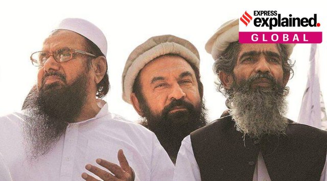 Abdul Rehman Makki (centre) is the brother-in-law of Hafiz Saeed, the founder of the terrorist organisation Lashkar-e-Toiba.