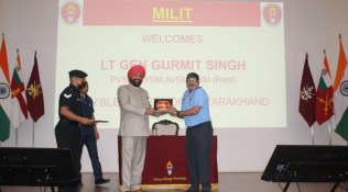 Pune: Uttarakhand Governor Lt Gen Gurmit Singh delivers talk on national security at MILIT