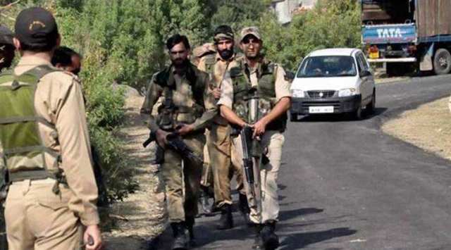 Security forces gearing up in the Kashmir Valley.
(Express file photo)
