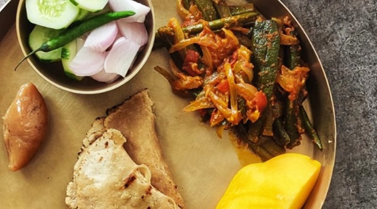 Sindhi stuffed okra recipe, healthy meals, healthy recipes, comfort meals, comfort foods, bhindi dish to make at home, World Environment Day, indian express news
