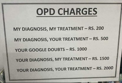 Your treatment, your diagnosis: Rs 2,500': This doctor pokes fun at  infodemic and self-medication | Trending News,The Indian Express