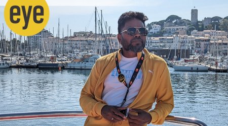 Pa Ranjith in Cannes (Credit: Aditi Anand)