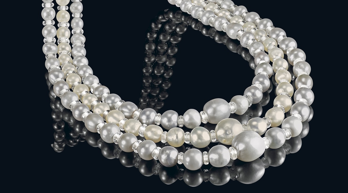 Real pearl hot sale necklace online