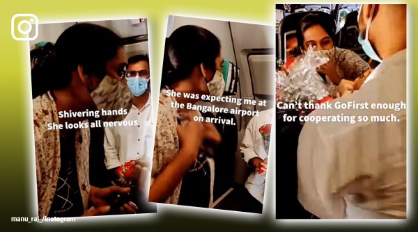 proposal in plane, flight proposal, man pranks gf to proposal, in-flight wedding proposal, unique proposal idea, indian express