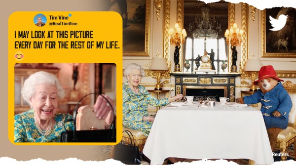 queen elizabeth II, paddington bear, queen paddington bear, paddington bear sandwich, queen elizabeth sanwich video, indian express