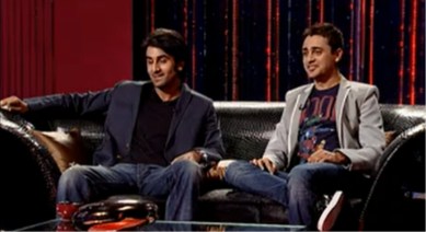 Ranbir Kapoor and Imran Khan appeared as guests in a 2010 episode of Koffee with Karan. 