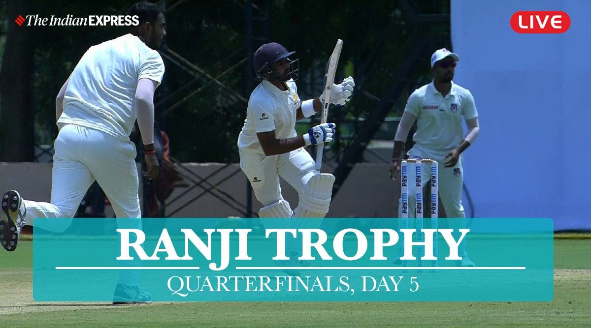 ranji trophy day 5 live