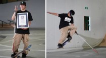 Guinness alert: Blind skater creates record with 142 consecutive ollies