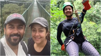 Tamil Actor Surya Sex - Inside Suriya and Jyotika's adventurous Costa Rica trip, watch video | Tamil  News - The Indian Express