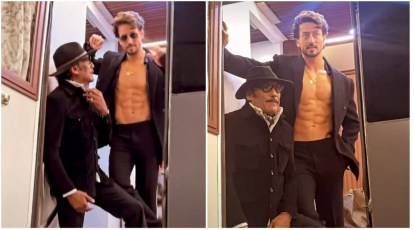 Tiger Shroff tries hard to 'keep up with' dad Jackie Shroff in new video,  fans call him 'OG style king' | Bollywood News - The Indian Express