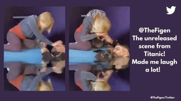 Titanic alternative ending, Titanic funny video, Titanic in 2022, Titanic recreated scenes, Indian Express