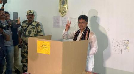 Tripura bypolls, Tripura bye elections, Tripura bypoll violence, Tripura news, Chief Minister Manik Saha latest news, Indian express poll news, Indian express news today