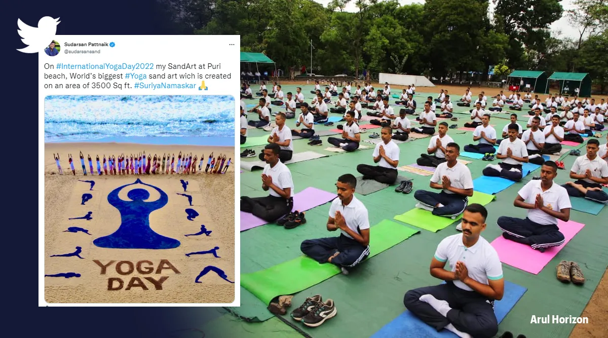 This is how #InternationalYogaDay2022 was celebrated across India ...