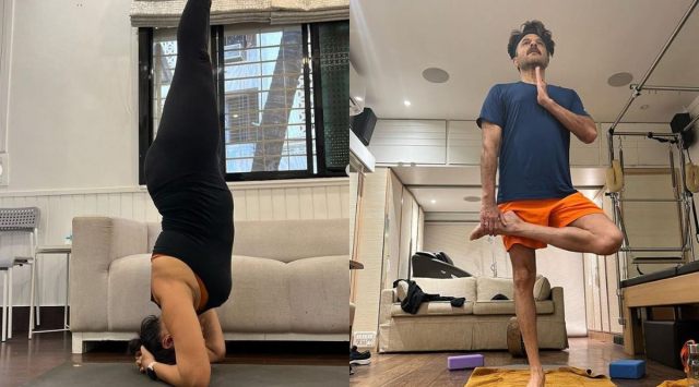 celebs international yoga day