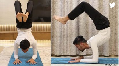 21-year-old yoga teacher breaks world record, holds scorpion pose for 29  minutes