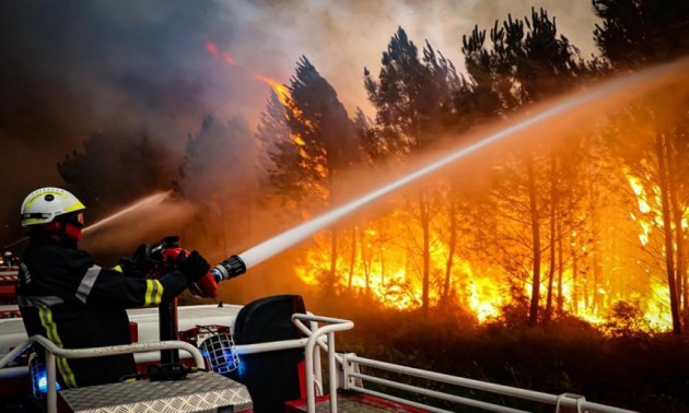 Europe wildfire, France, Spain, Portugal