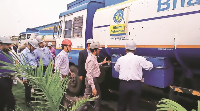 During probe, 13 tankers used for transportation of fuel  were seized. (Express Photo)