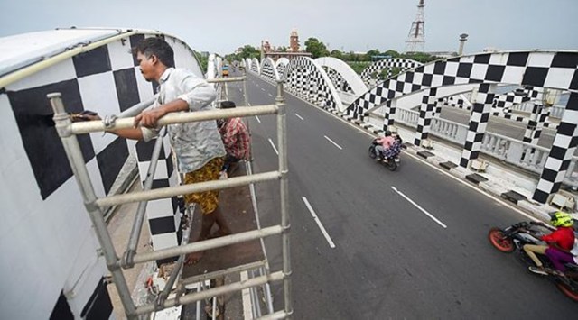 The high-profile event is set to take place in the Poonjeri village in Mamallapuram. (PTI Photo)