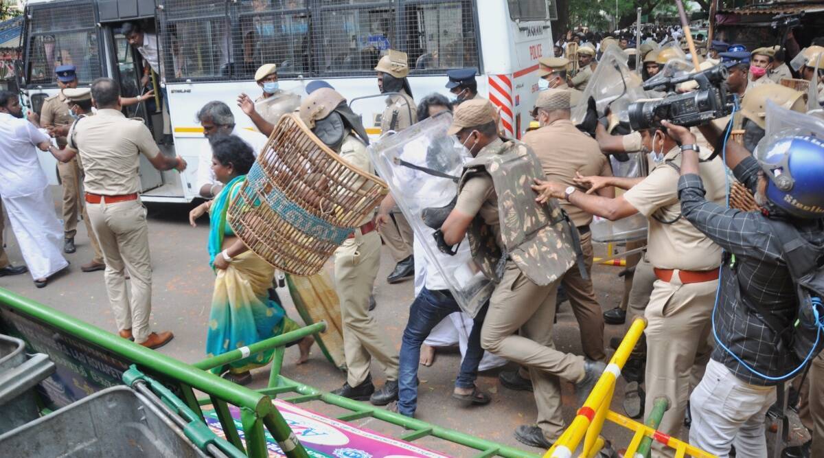 AIADMK office, chennai politics, TN politics, AIADMK conflict