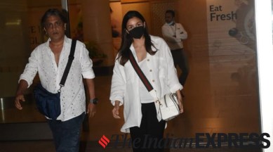 Alia Bhatt strutted at the airport donning a monochrome outfit