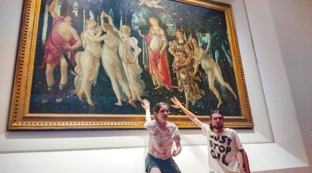 Italian environmental activists, painting, Sandro Botticelli's 'Spring', Uffizi Galleries in Florence, indian express news