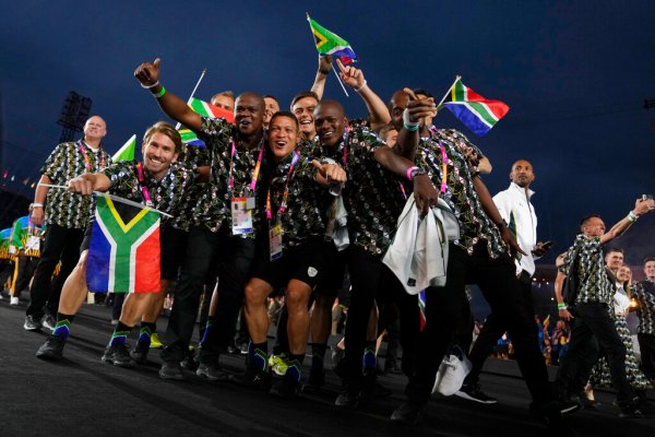 The athletes of South Africa 