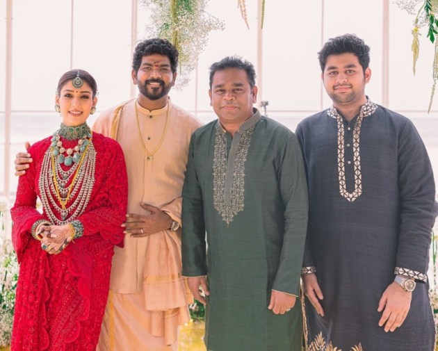 AR Rahman from his and Nayanthara's wedding, Vignesh Shivan