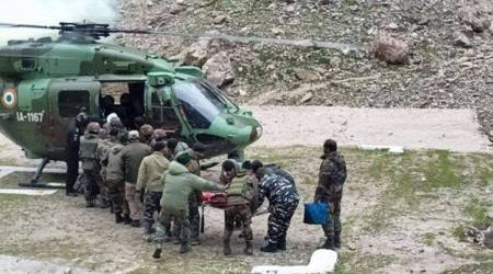 Flash floods triggered by heavy rain struck near the holy cave shrine of Amarnath on July 8, leaving at least 16 people dead and more than 30 missing. (File/PTI)