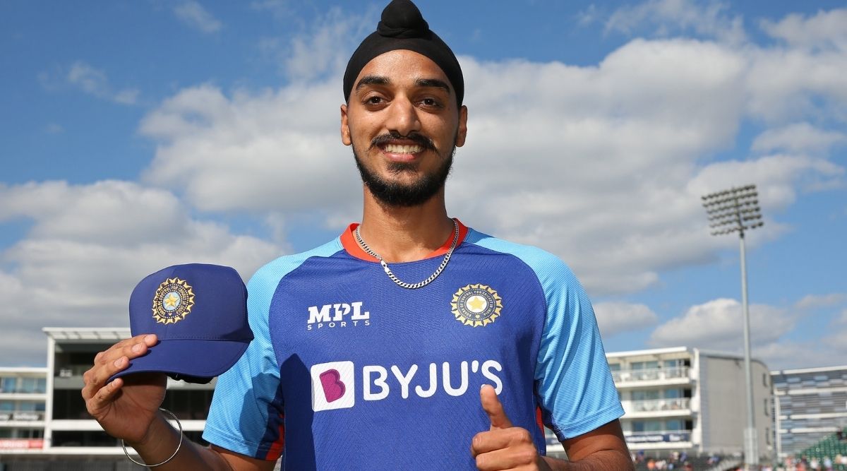 First in 16 years: Arshdeep Singh becomes third Indian bowler to bowl a  maiden on T20I debut | Sports News,The Indian Express