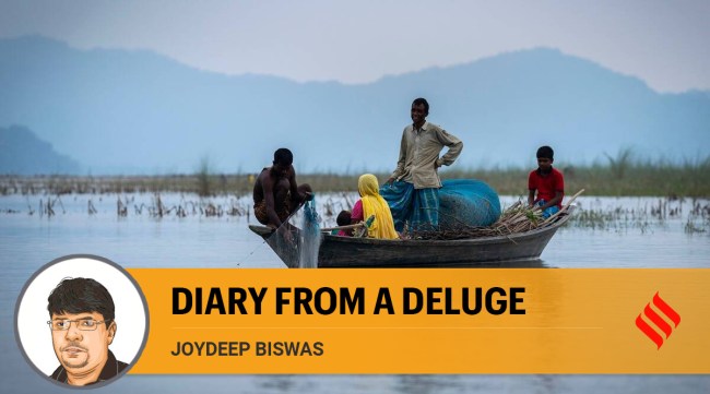 Flood waters will recede, life will reboot losses and pains will remain mere accounts in the annals of history. But elections will surely arrive. And, unfortunately, they will usher in a new tagline — flood jihad. (Photo: AP)