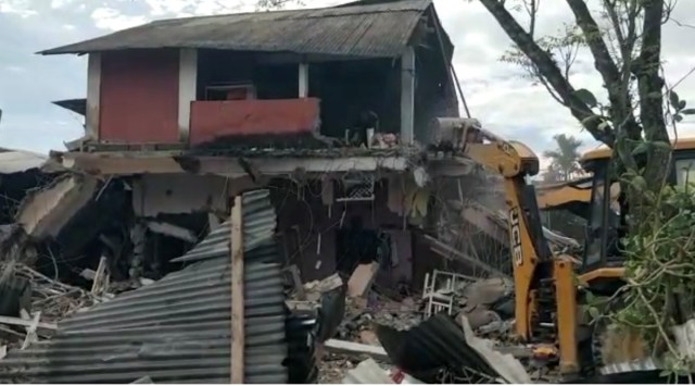 Assam Days After ‘threats Led To Local Mans Suicide House Of One Accused Razed North East