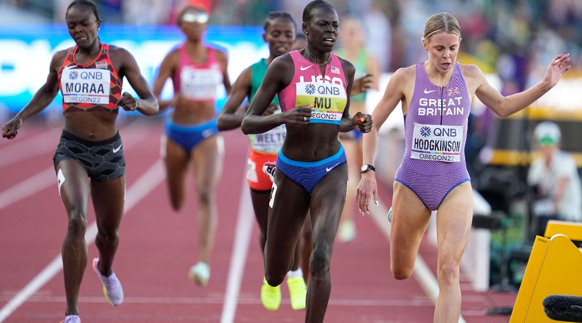 2. Blue-Haired Track Star Takes Home Gold at National Championships - wide 5