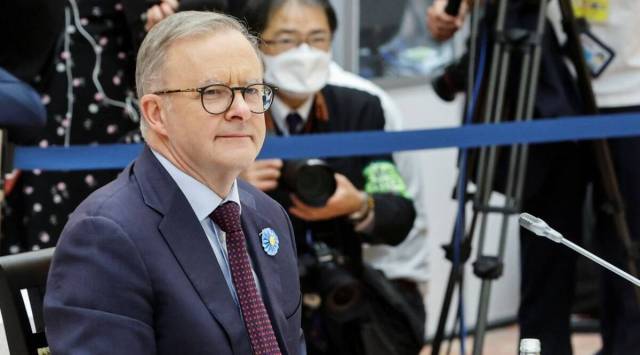 Prime Minister Anthony Albanese suggested three sentences be added to the constitution if the referendum succeeds, enabling the voice to be set-up.
(File)