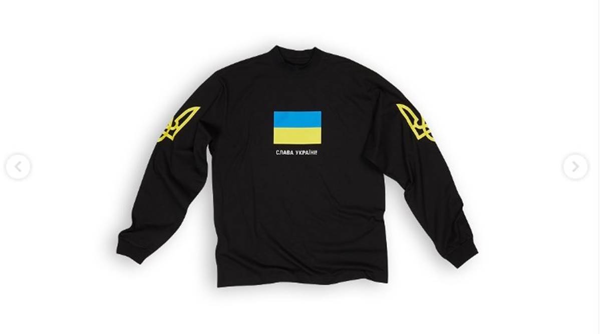 Balenciaga’s Demna Gvasalia designs t-shirt in support of Ukrainian ...