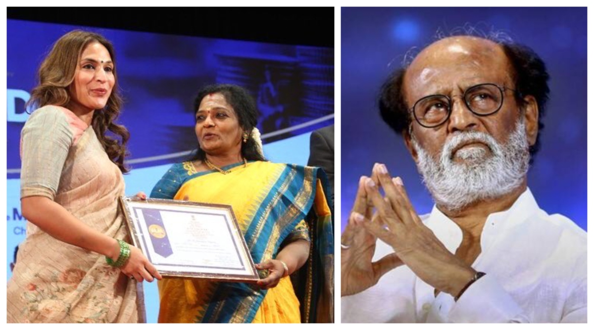 Rajinikanth honoured by Income Tax department