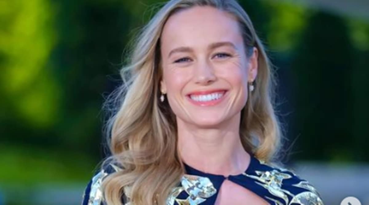 Brie Larson was a vision in a custom Oscar de la Renta cape dress at  Disneyland Paris; see pics | Fashion News - The Indian Express