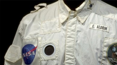 Buzz aldrin's space suit