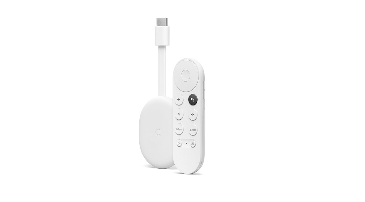 The new Google Chromecast's remote can also be used to control your TV if it supports HDMI-CEC (Image credit: Google) 